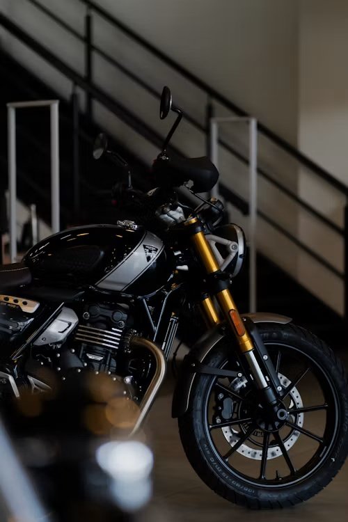 Motorcycle after restoration